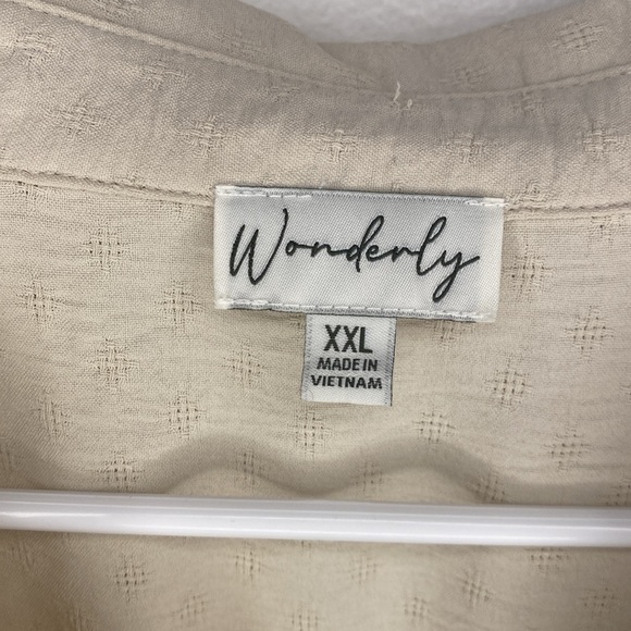 WONDERLY creamy-neck flowy blouse - Picture 3 of 11